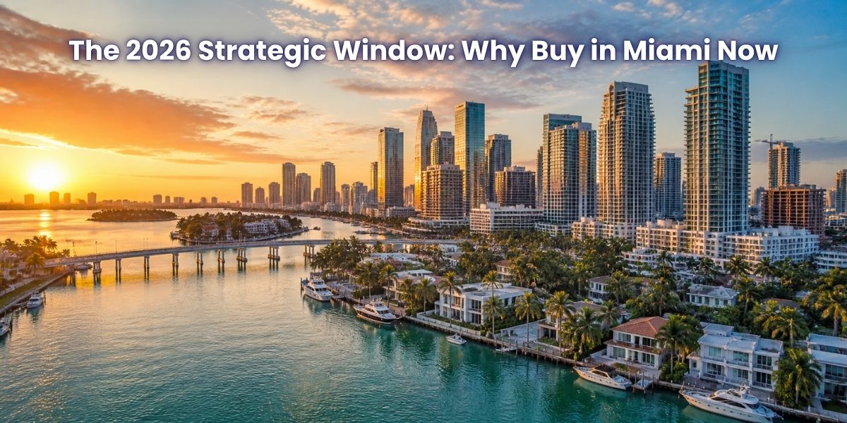 The 2026 Strategic Window Why Buy in Miami Now