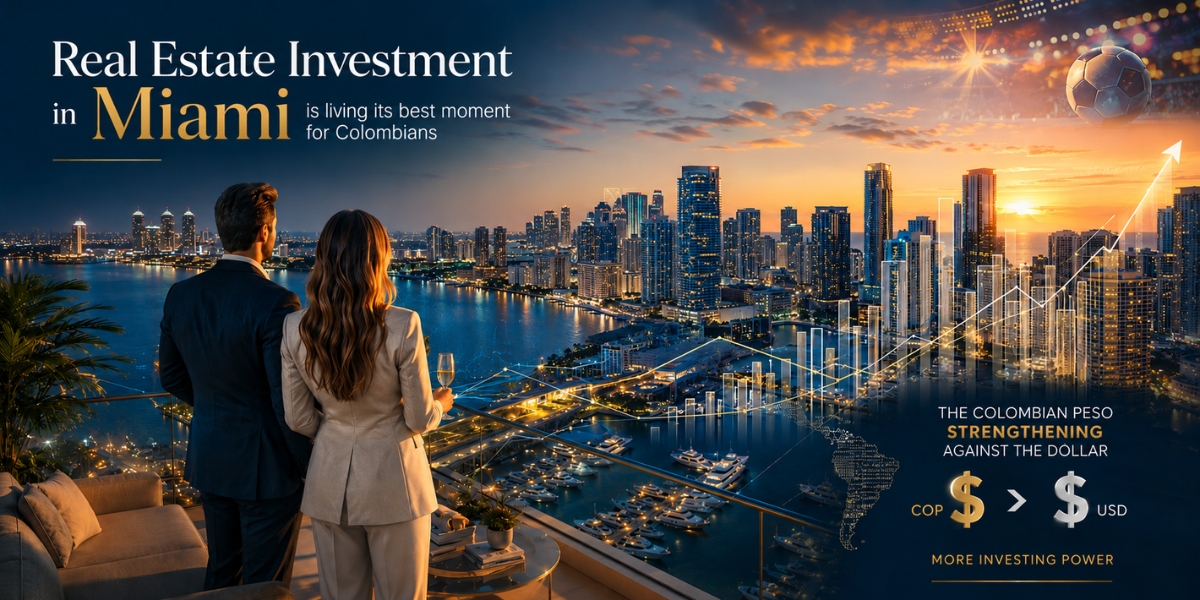 Real estate investment in Miami is living its best moment for colombian