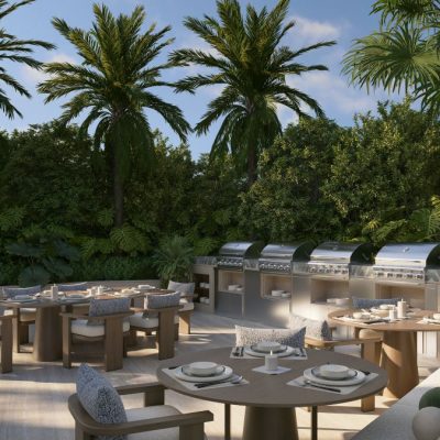 Edge House Miami BBQ Area