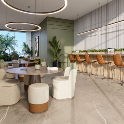 Edge House Miami Coworking Area