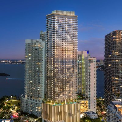 Edge House Miami Sales Aerial Night