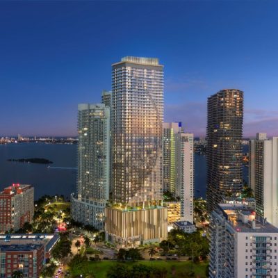 Edge House Miami Sales Aerial Night