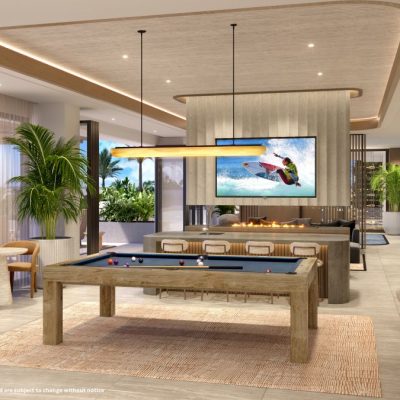 Gaia Residences Billiard Lounge