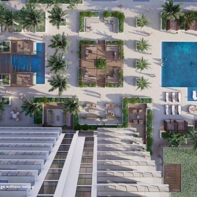 Gaia Residences Pool Overview
