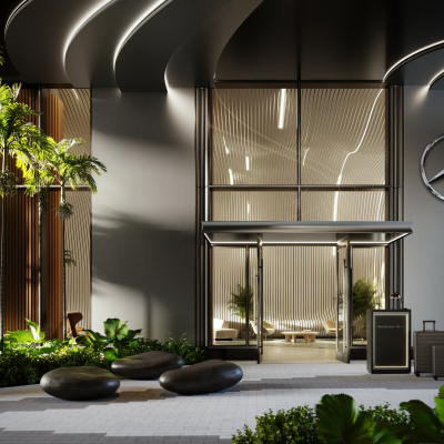 Mercedes Benz Places Miami Lobby Exterior