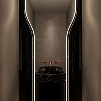 Mercedes Benz Powder Room