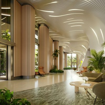 Mercedes Benz Reception Lobby