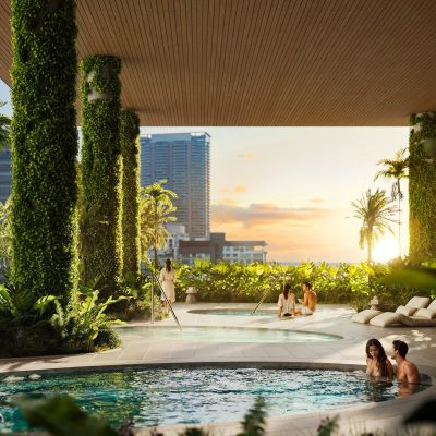 Mercedes Benz Vitality Pool Deck