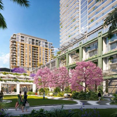 Midtown Park Central Retail View Day