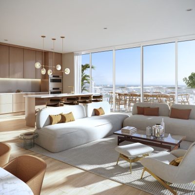 Midtown Park Kitchen & Living Unit 10