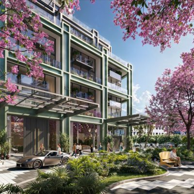 Midtown Park View of Lobby from the East Park