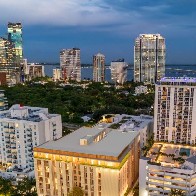 Parkside Aerial Night