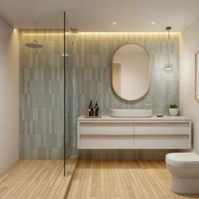 Parkside Lodging Unit Bathroom