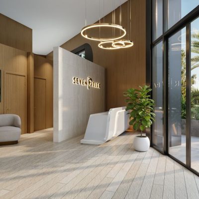 Seven Park Lobby interior