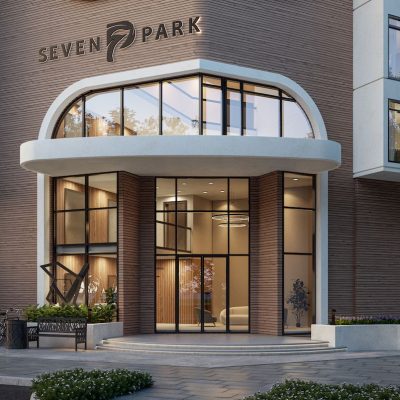 Seven Park Lobby zoomed in