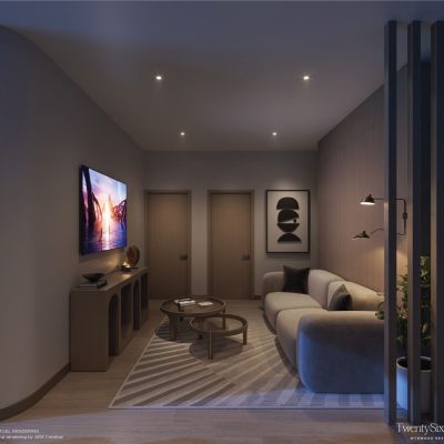 Twenty Sixth & 2nd Wynwood Residences Den-Couch